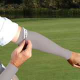 Silver Grey Full Arm Golf Sleeves