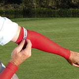 compression gripper for red long driver golf arm sleeves